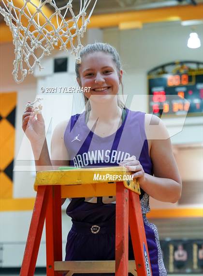 Thumbnail 2 in Tri-West Hendricks vs. Brownsburg (Hendricks County Tournament) photogallery.