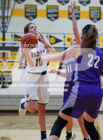 Thumbnail 2 in Tri-West Hendricks vs. Brownsburg (Hendricks County Tournament) photogallery.