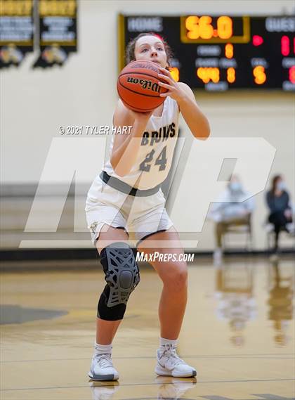 Thumbnail 2 in Tri-West Hendricks vs. Brownsburg (Hendricks County Tournament) photogallery.