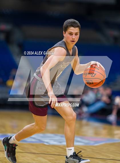Thumbnail 2 in Jayton vs Fayetteville (UIL 1A Basketball Semifinal) photogallery.