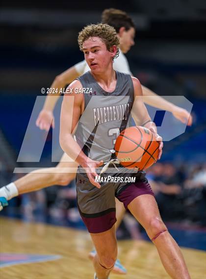 Thumbnail 1 in Jayton vs Fayetteville (UIL 1A Basketball Semifinal) photogallery.