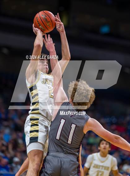 Thumbnail 3 in Jayton vs Fayetteville (UIL 1A Basketball Semifinal) photogallery.
