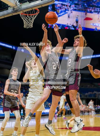 Thumbnail 3 in Jayton vs Fayetteville (UIL 1A Basketball Semifinal) photogallery.