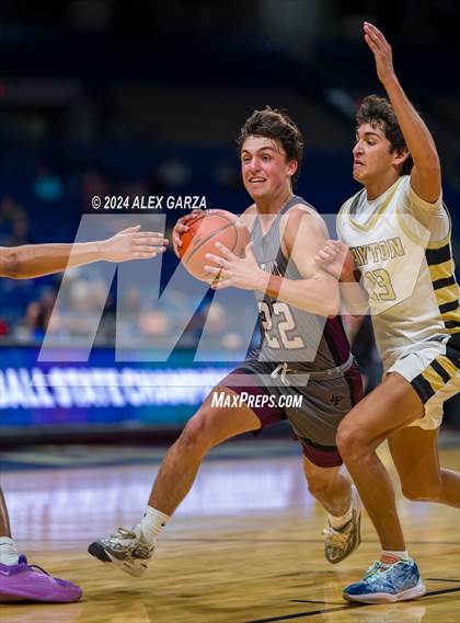 Thumbnail 1 in Jayton vs Fayetteville (UIL 1A Basketball Semifinal) photogallery.