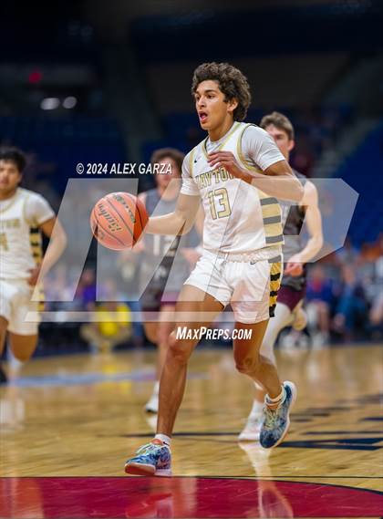 Thumbnail 3 in Jayton vs Fayetteville (UIL 1A Basketball Semifinal) photogallery.