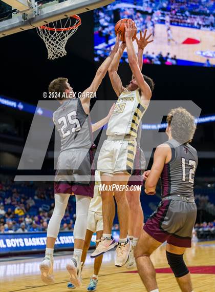 Thumbnail 2 in Jayton vs Fayetteville (UIL 1A Basketball Semifinal) photogallery.