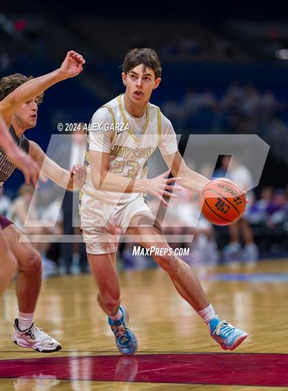 Thumbnail 2 in Jayton vs Fayetteville (UIL 1A Basketball Semifinal) photogallery.