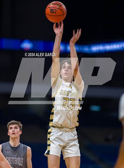 Thumbnail 2 in Jayton vs Fayetteville (UIL 1A Basketball Semifinal) photogallery.