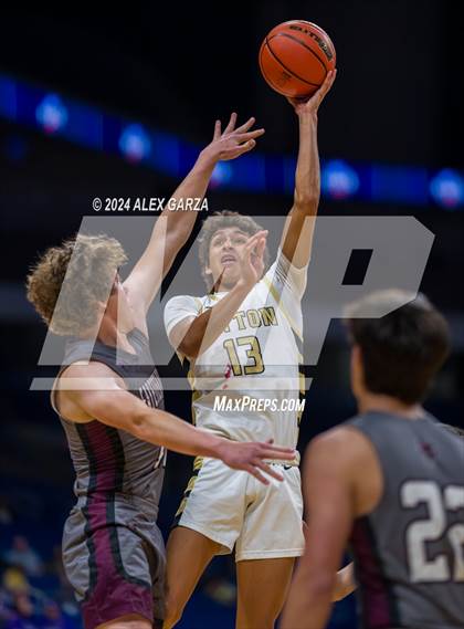 Thumbnail 3 in Jayton vs Fayetteville (UIL 1A Basketball Semifinal) photogallery.