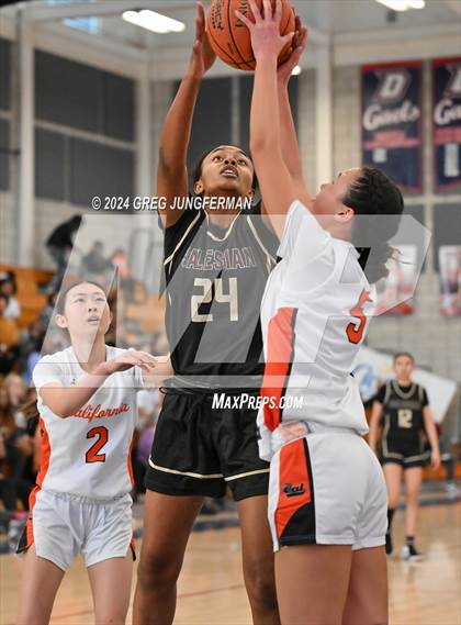 Thumbnail 1 in Salesian College Preparatory vs. California (CIF NCS D1 Final) photogallery.