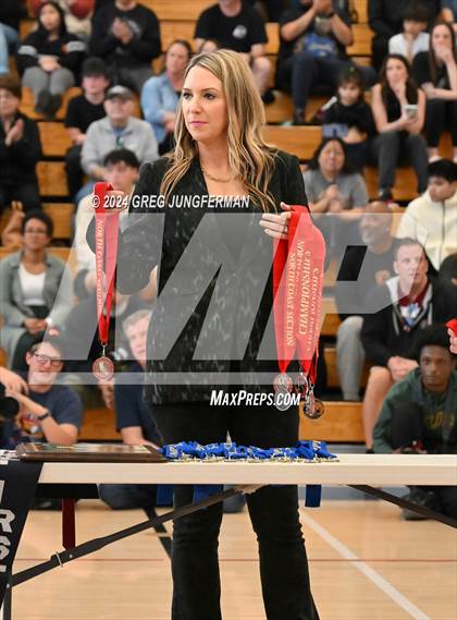 Thumbnail 2 in Salesian College Preparatory vs. California (CIF NCS D1 Final) photogallery.
