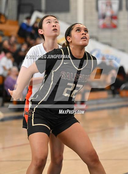 Thumbnail 1 in Salesian College Preparatory vs. California (CIF NCS D1 Final) photogallery.