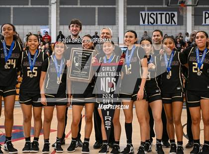 Thumbnail 3 in Salesian College Preparatory vs. California (CIF NCS D1 Final) photogallery.