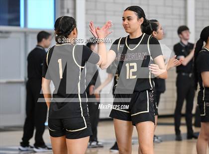 Thumbnail 3 in Salesian College Preparatory vs. California (CIF NCS D1 Final) photogallery.