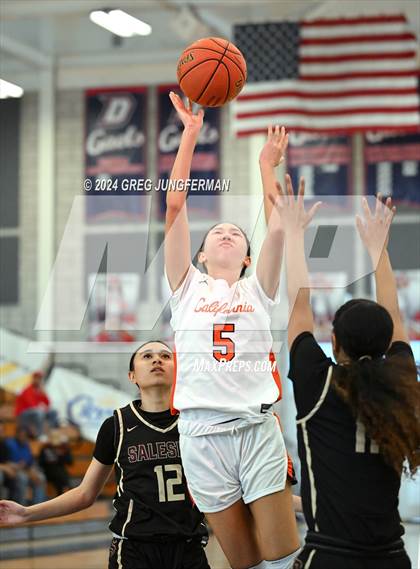 Thumbnail 3 in Salesian College Preparatory vs. California (CIF NCS D1 Final) photogallery.