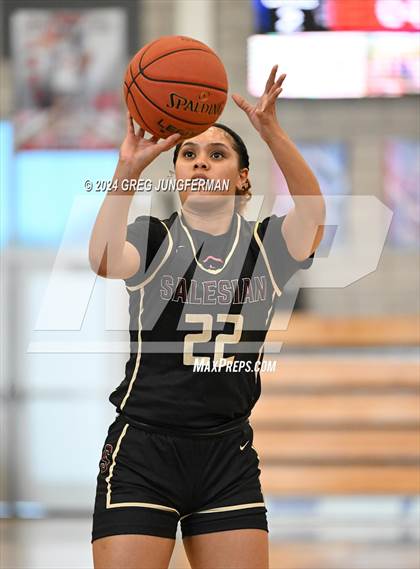 Thumbnail 2 in Salesian College Preparatory vs. California (CIF NCS D1 Final) photogallery.