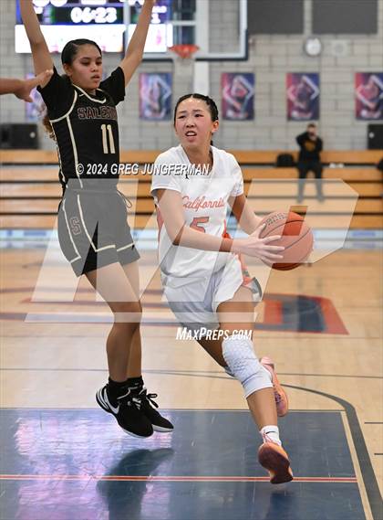 Thumbnail 3 in Salesian College Preparatory vs. California (CIF NCS D1 Final) photogallery.