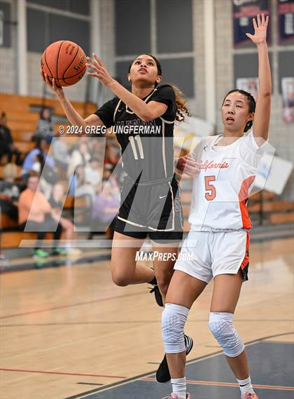 Thumbnail 3 in Salesian College Preparatory vs. California (CIF NCS D1 Final) photogallery.