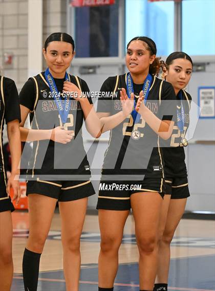 Thumbnail 3 in Salesian College Preparatory vs. California (CIF NCS D1 Final) photogallery.