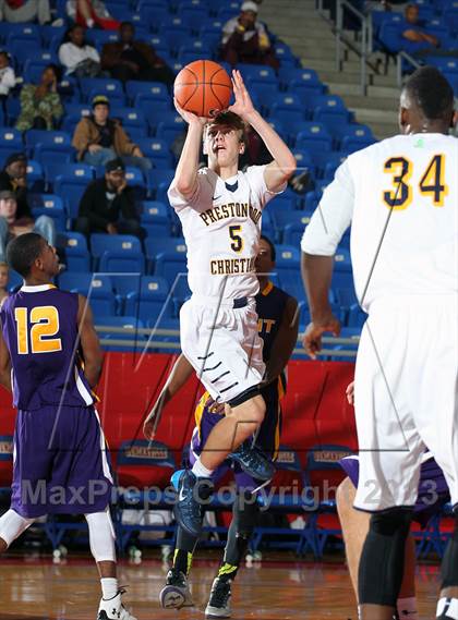 Thumbnail 2 in Prestonwood Christian vs. Trent Internationale (Thanksgiving Hoopfest) photogallery.