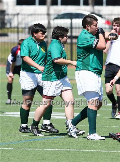 Thumbnail 3 in Cathedral vs Plano (Jesuit Dallas Rugby Showdown) photogallery.