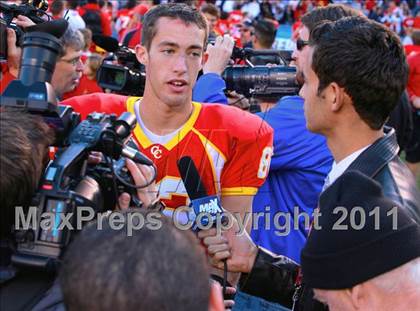 Thumbnail 3 in Cathedral Catholic vs. Olympian (CIF SDS D3 Final) photogallery.