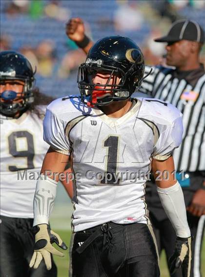 Thumbnail 3 in Cathedral Catholic vs. Olympian (CIF SDS D3 Final) photogallery.