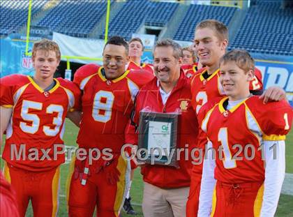 Thumbnail 3 in Cathedral Catholic vs. Olympian (CIF SDS D3 Final) photogallery.