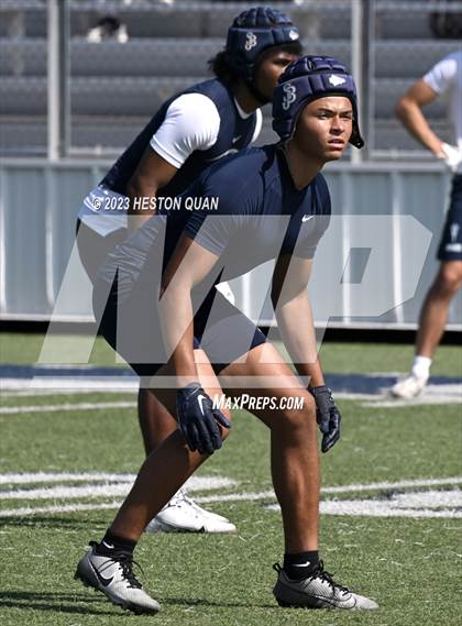 Thumbnail 2 in St. John Bosco vs. Corona del Mar (Brave 8 Invitational) photogallery.