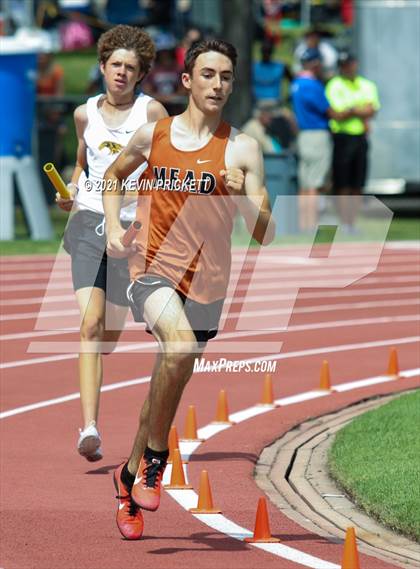 Thumbnail 3 in CHSAA Track & Field 4A Championships (Boys 800m Relay) photogallery.
