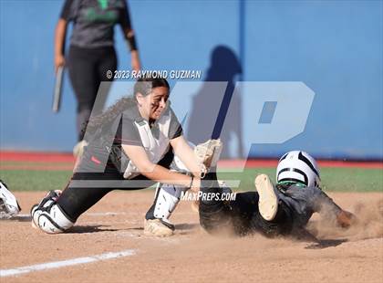 Thumbnail 2 in Reedley @ Fowler (CIF CS Softball Championships-Division 3) photogallery.