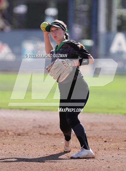 Thumbnail 3 in Reedley @ Fowler (CIF CS Softball Championships-Division 3) photogallery.