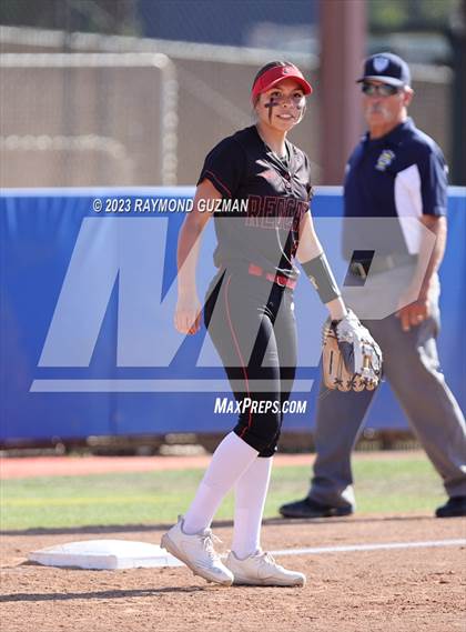 Thumbnail 2 in Reedley @ Fowler (CIF CS Softball Championships-Division 3) photogallery.