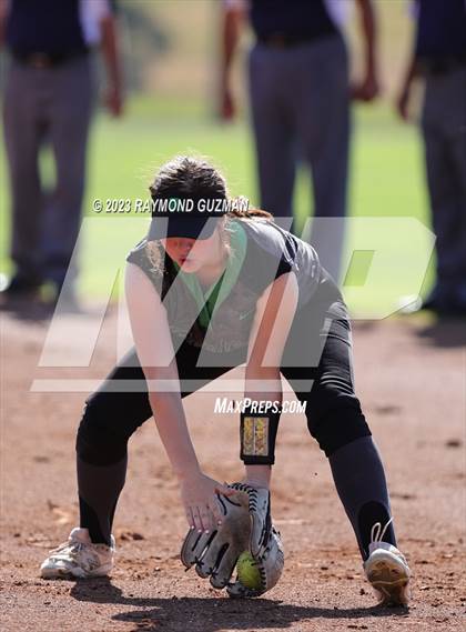 Thumbnail 2 in Reedley @ Fowler (CIF CS Softball Championships-Division 3) photogallery.