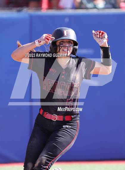 Thumbnail 3 in Reedley @ Fowler (CIF CS Softball Championships-Division 3) photogallery.