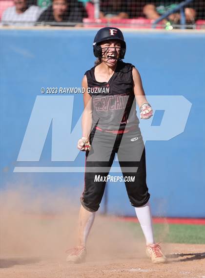 Thumbnail 2 in Reedley @ Fowler (CIF CS Softball Championships-Division 3) photogallery.