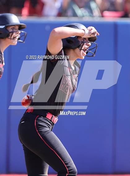 Thumbnail 1 in Reedley @ Fowler (CIF CS Softball Championships-Division 3) photogallery.