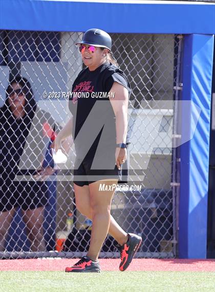 Thumbnail 3 in Reedley @ Fowler (CIF CS Softball Championships-Division 3) photogallery.