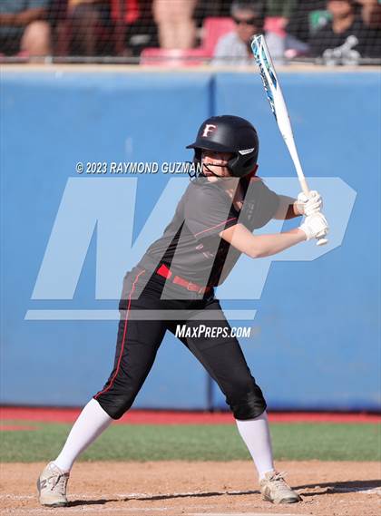 Thumbnail 2 in Reedley @ Fowler (CIF CS Softball Championships-Division 3) photogallery.