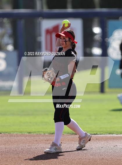 Thumbnail 3 in Reedley @ Fowler (CIF CS Softball Championships-Division 3) photogallery.