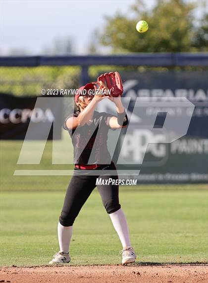 Thumbnail 3 in Reedley @ Fowler (CIF CS Softball Championships-Division 3) photogallery.