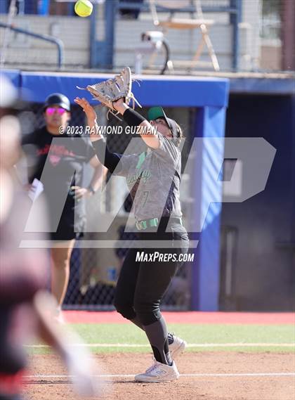 Thumbnail 2 in Reedley @ Fowler (CIF CS Softball Championships-Division 3) photogallery.
