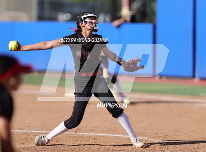 Thumbnail 1 in Reedley @ Fowler (CIF CS Softball Championships-Division 3) photogallery.