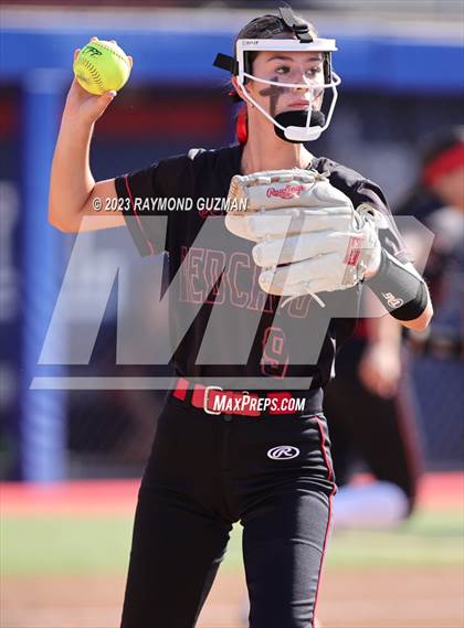 Thumbnail 2 in Reedley @ Fowler (CIF CS Softball Championships-Division 3) photogallery.