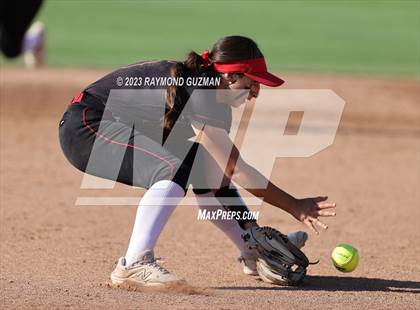 Thumbnail 1 in Reedley @ Fowler (CIF CS Softball Championships-Division 3) photogallery.