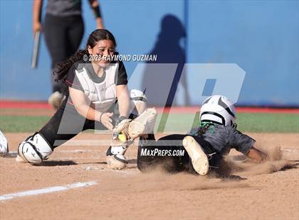 Thumbnail 1 in Reedley @ Fowler (CIF CS Softball Championships-Division 3) photogallery.