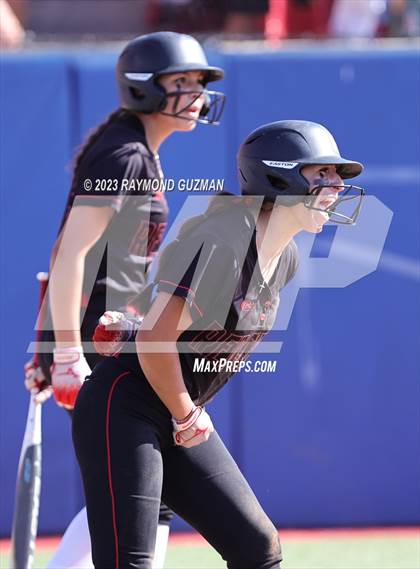 Thumbnail 3 in Reedley @ Fowler (CIF CS Softball Championships-Division 3) photogallery.