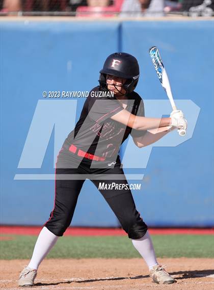 Thumbnail 1 in Reedley @ Fowler (CIF CS Softball Championships-Division 3) photogallery.