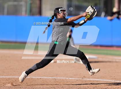 Thumbnail 3 in Reedley @ Fowler (CIF CS Softball Championships-Division 3) photogallery.