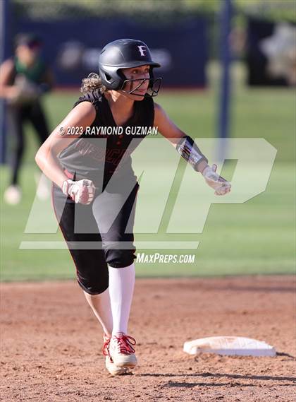 Thumbnail 1 in Reedley @ Fowler (CIF CS Softball Championships-Division 3) photogallery.